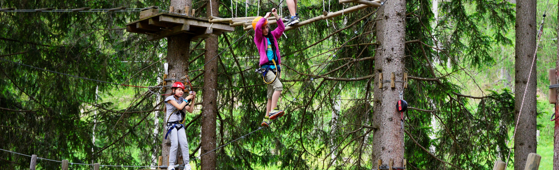 Hochseilgarten & Klettergarten in Kaltern Südtirol - Outdoor Aktivitäten im Hotel in Kaltern