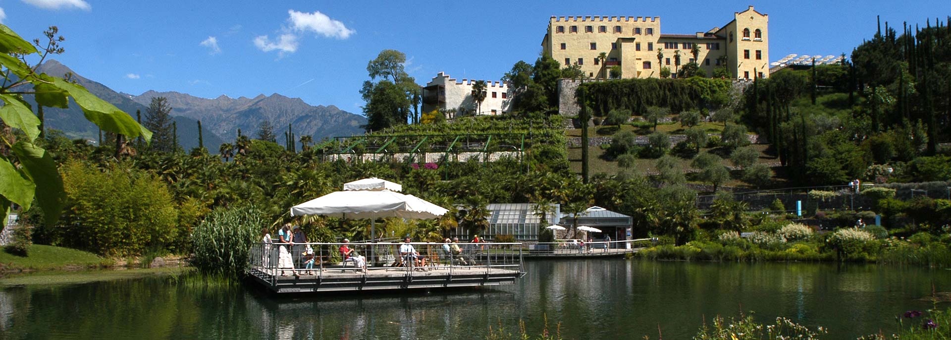 Die Gärten von Schloss Trauttmansdorff: ganz in der Nähe von Kaltern